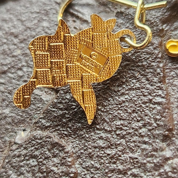 Vintage  Florida Orange Bird earrings - Picture 3 of 4